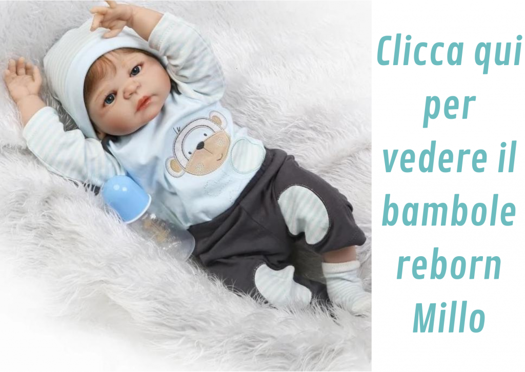 Bambola Reborn Maschio 49 Cm – Realistica In Silicone E Vinile Morbido, Corpo Articolato Con Ciglia E Capelli Dipinti, Set Con Ciuccio Magnetico E Biberon